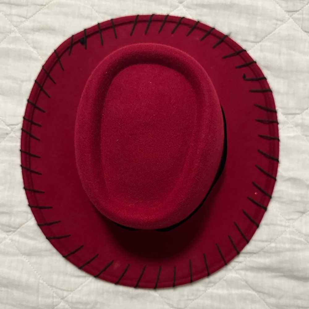 Outback Trading Co DURANGO 100% Wool Red Hat Small Jessie Toy Story - Picture 2 of 7